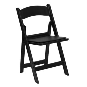 Black Resin Folding Chairs