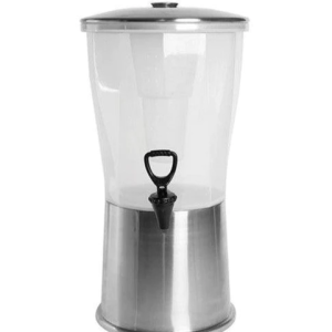 3.5gal Clear Plastic Beverage Dispenser