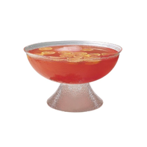 16" Clear Acrylic Punch Bowl