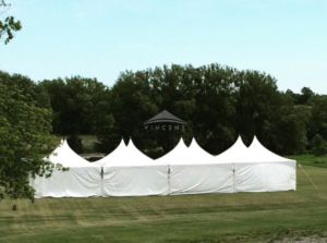 Frame Tents in a park