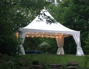Frame Tents with lights 