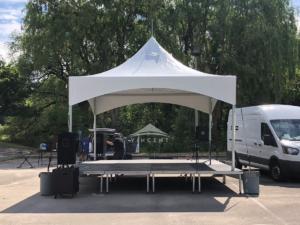 Frame Tent with Stage