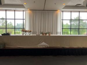 Pipe  Drapes - head table