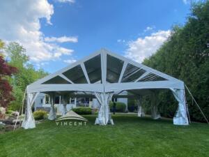 30X30 White Top Frame Tent