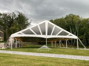 40X90 White Top Frame Tent