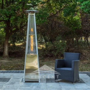 Pyramid Glass Flame Patio Heater